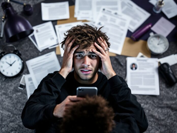 Avoiding Critical High School Athletic Recruitment Mistakes - Athletic Digest Guide High school athlete reviewing recruitment materials showing common mistakes to avoid in sports recruitment process