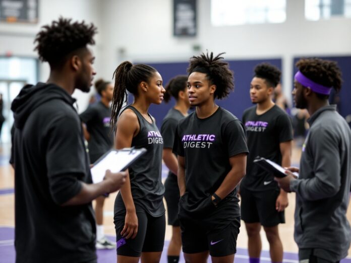 Maximizing Your College Recruiting Camp Experience Student athletes participating in college recruiting showcase events