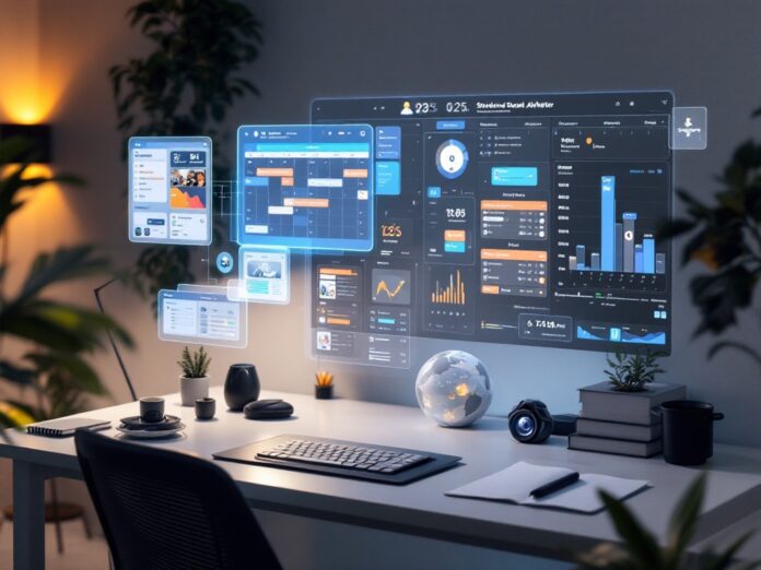 Time Management Strategies for Student-Athletes Student athlete using advanced time management and lifestyle optimization technology